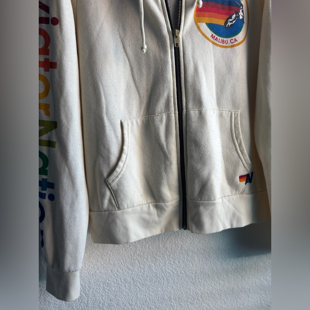 Malibu zip up aviator nation vintage white shade - Picture 4 of 9